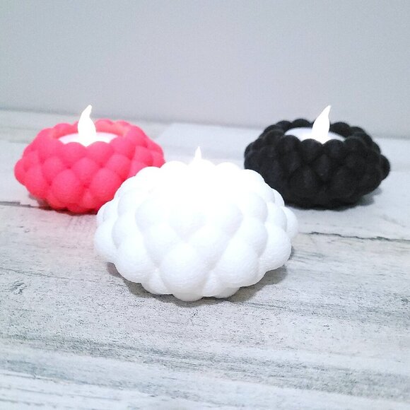 3 Minimalist Tealight Holder Modern Candle Holder cozy ambiance - Picture 1 of 7